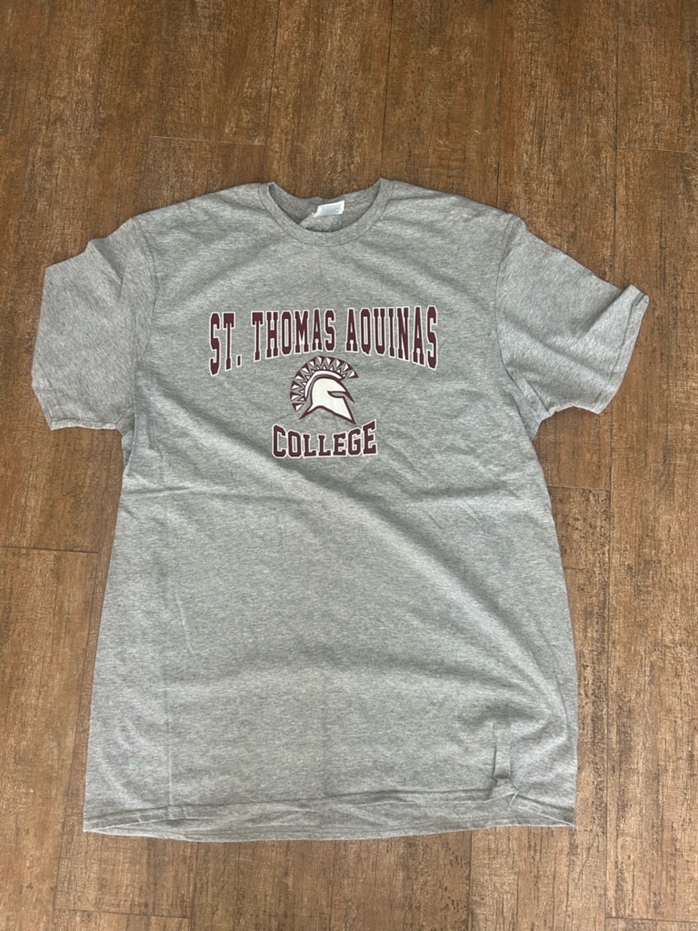 St. Thomas Aquinas College Gray Logo T-Shirt